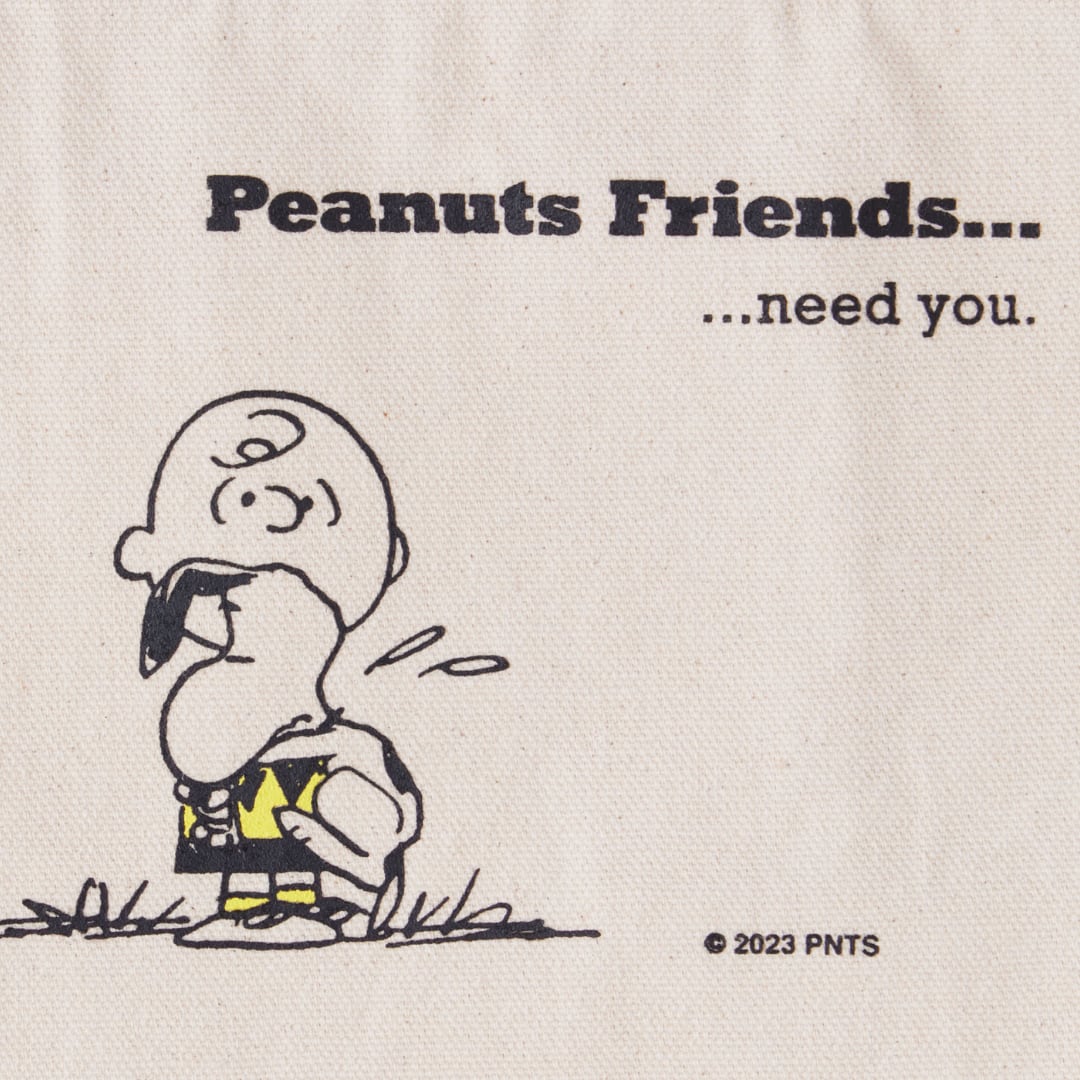 オーガニックコットンランチトートPEANUTS 【KINARI】