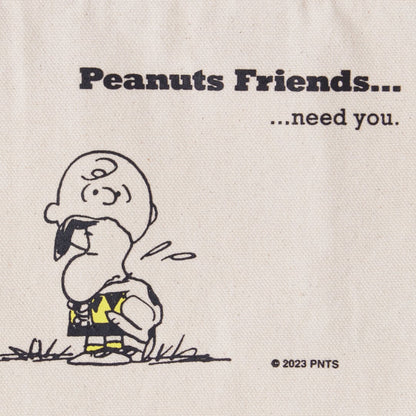 オーガニックコットンランチトートPEANUTS 【KINARI】