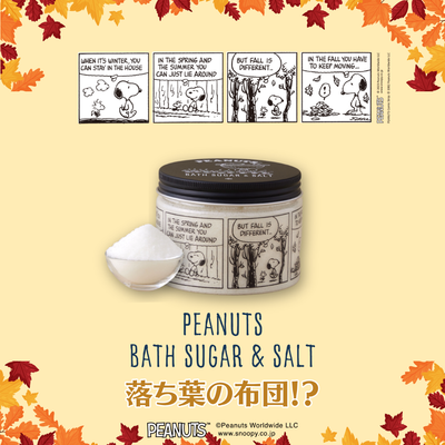 【秋デザイン】PEANUTSバスシュガー&ソルト　300g