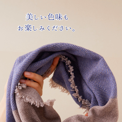 【全6色】ツートンウールスヌード