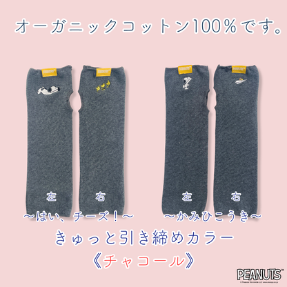 《秋冬》じんわりアームウォーマー PEANUTS