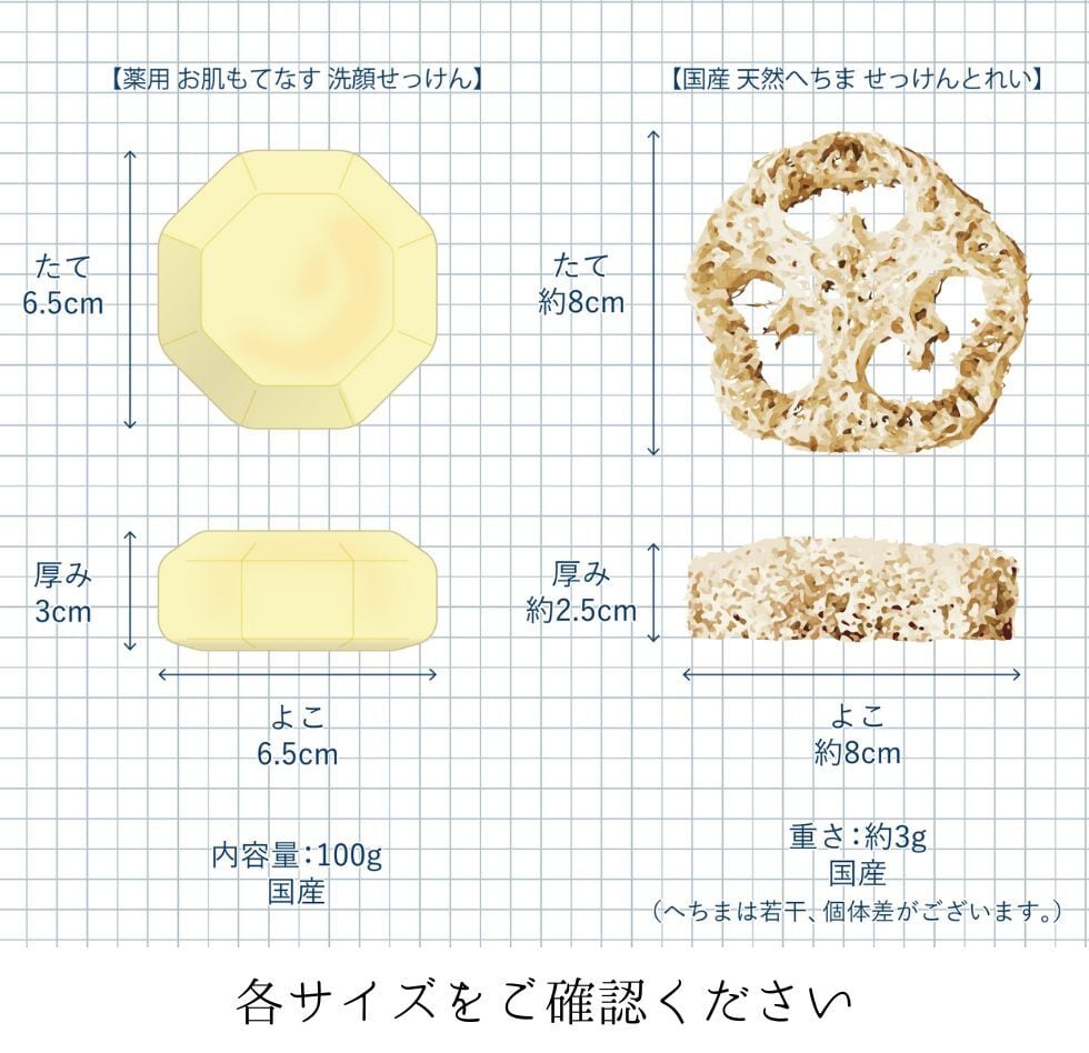 【薬用】お肌もて成す 洗顔せっけん