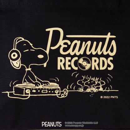 オーガニックコットンランチトートPEANUTS 【BLACK】